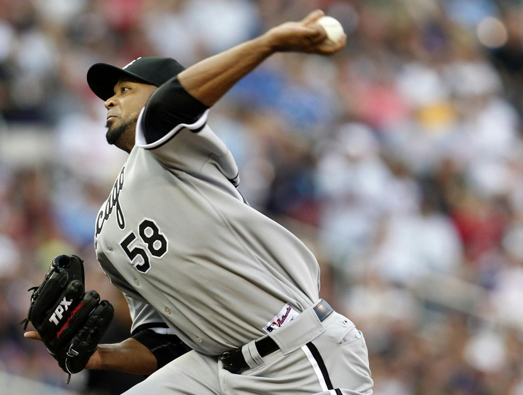 Chicago White Sox pitcher Francisco Liriano .