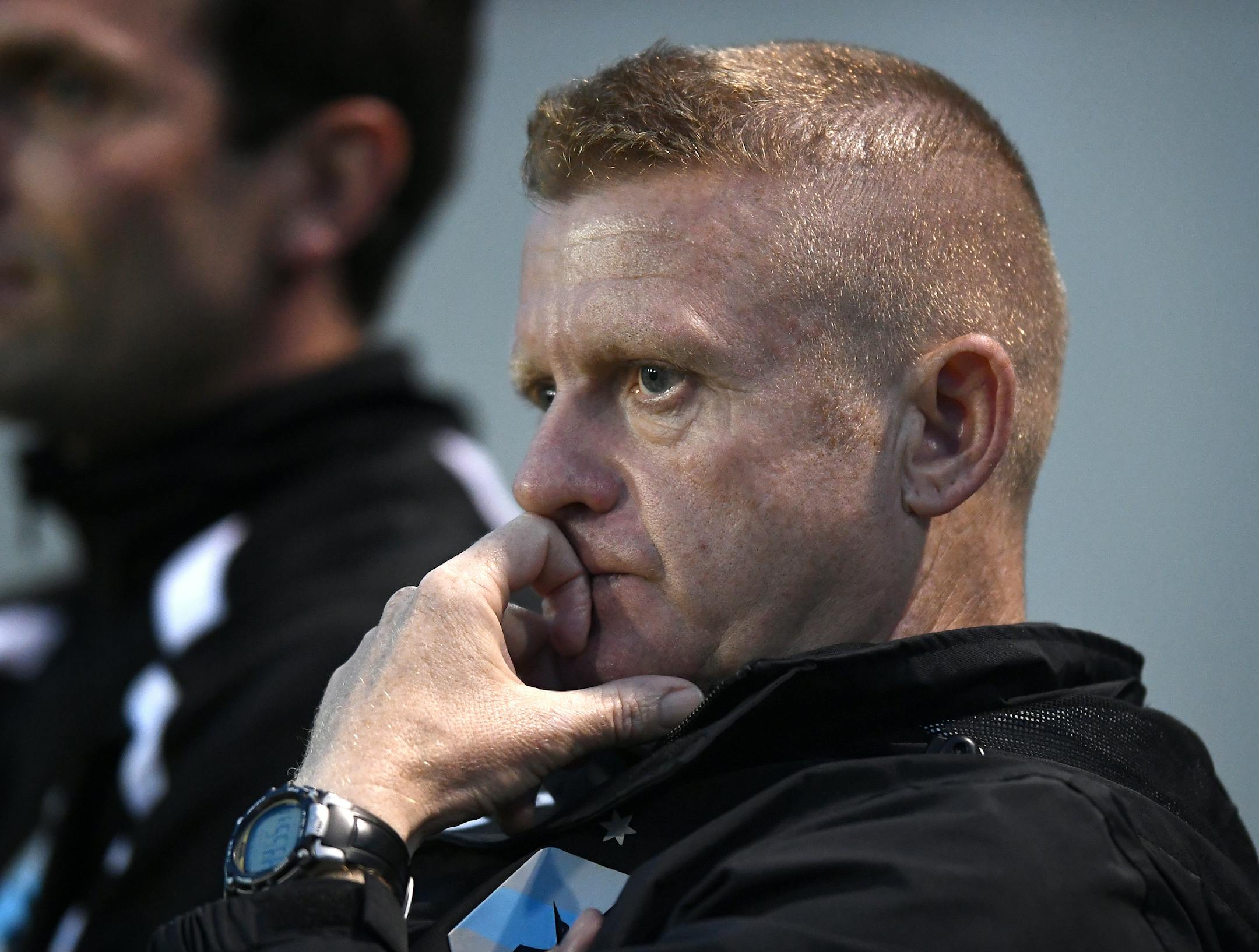 Minnesota United FC head coach Carl Craig watched the final minutes of Saturday night's game to the Tampa Bay Rowdies, which Minnesota lost 2-0. ] (AARON LAVINSKY/STAR TRIBUNE) aaron.lavinsky@startribune.com Minnesota United F.C. played the Tampa Bay Rowdies on Saturday, May 28, 2016 at the National Sports Center in Blaine, Minn.