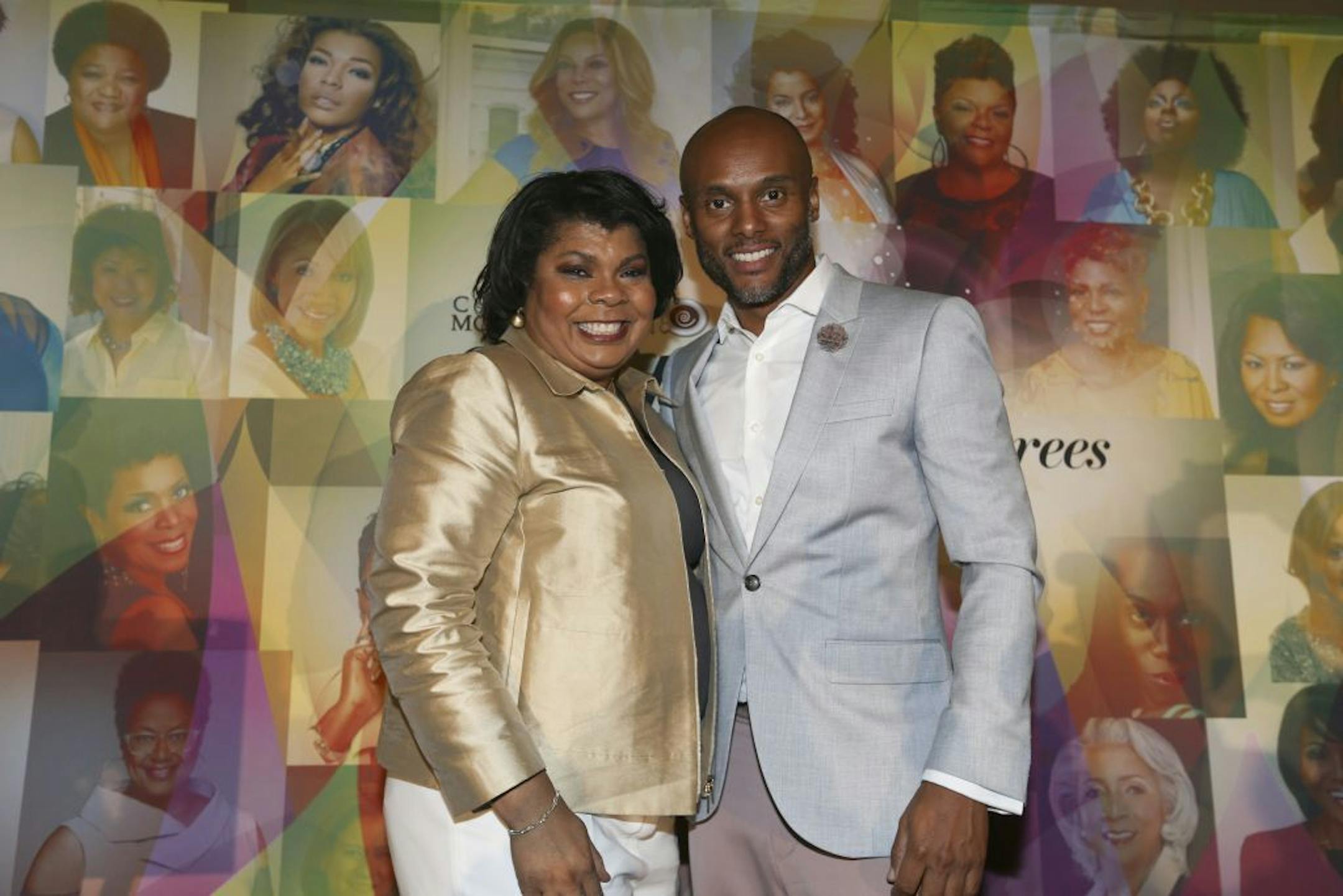 April D. Ryan and Kenny Latimore attend the Salute Her: Beauty of Diversity Awards luncheon presented by Toyota & AARP hosted by WHUR and Cafe Mocha Radio at the Marriott Marquis Washington on Friday, Aug. 25, 2017, in Washington.