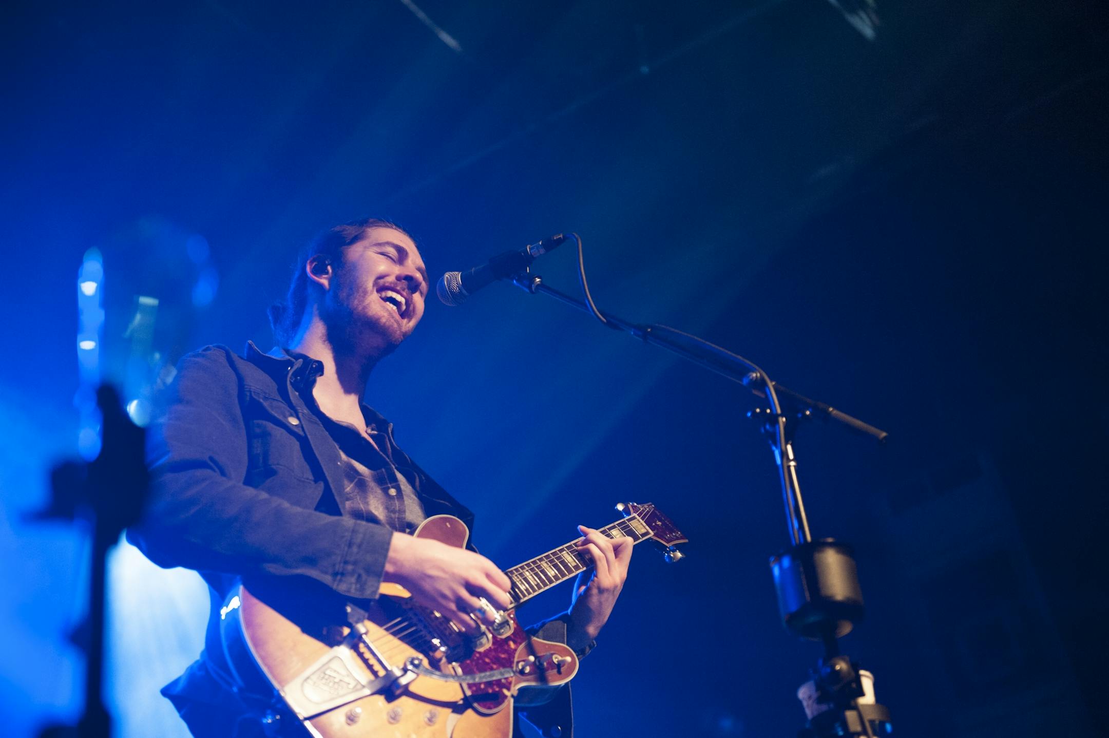 Hozier performs at First Avenue on Friday, Feb. 20, 2015.