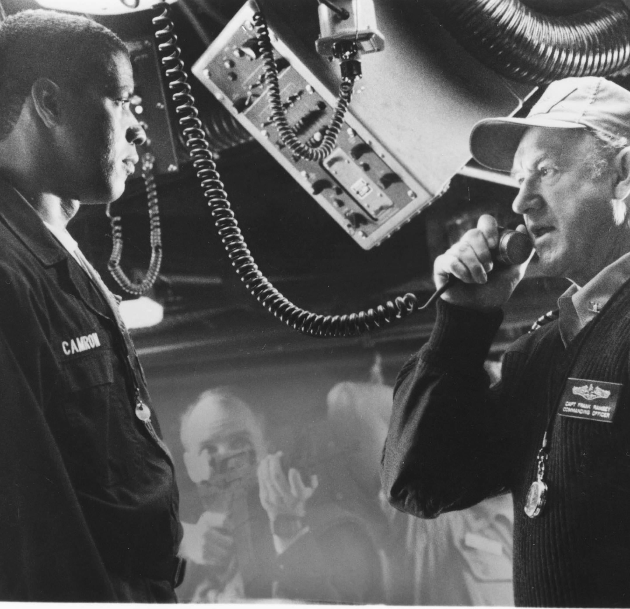 Denzel Washington and Gene Hackman in "Crimson Tide"