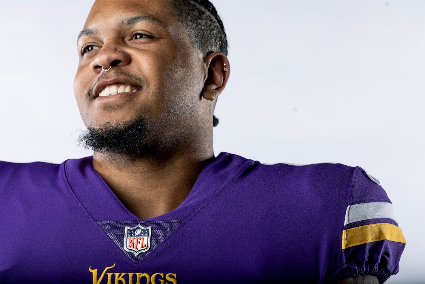 Minnesota Vikings Marcus Davenport (0) photographed in May 2023 – Eagan, Minn. ] CARLOS GONZALEZ • carlos.gonzalez@startribune.com