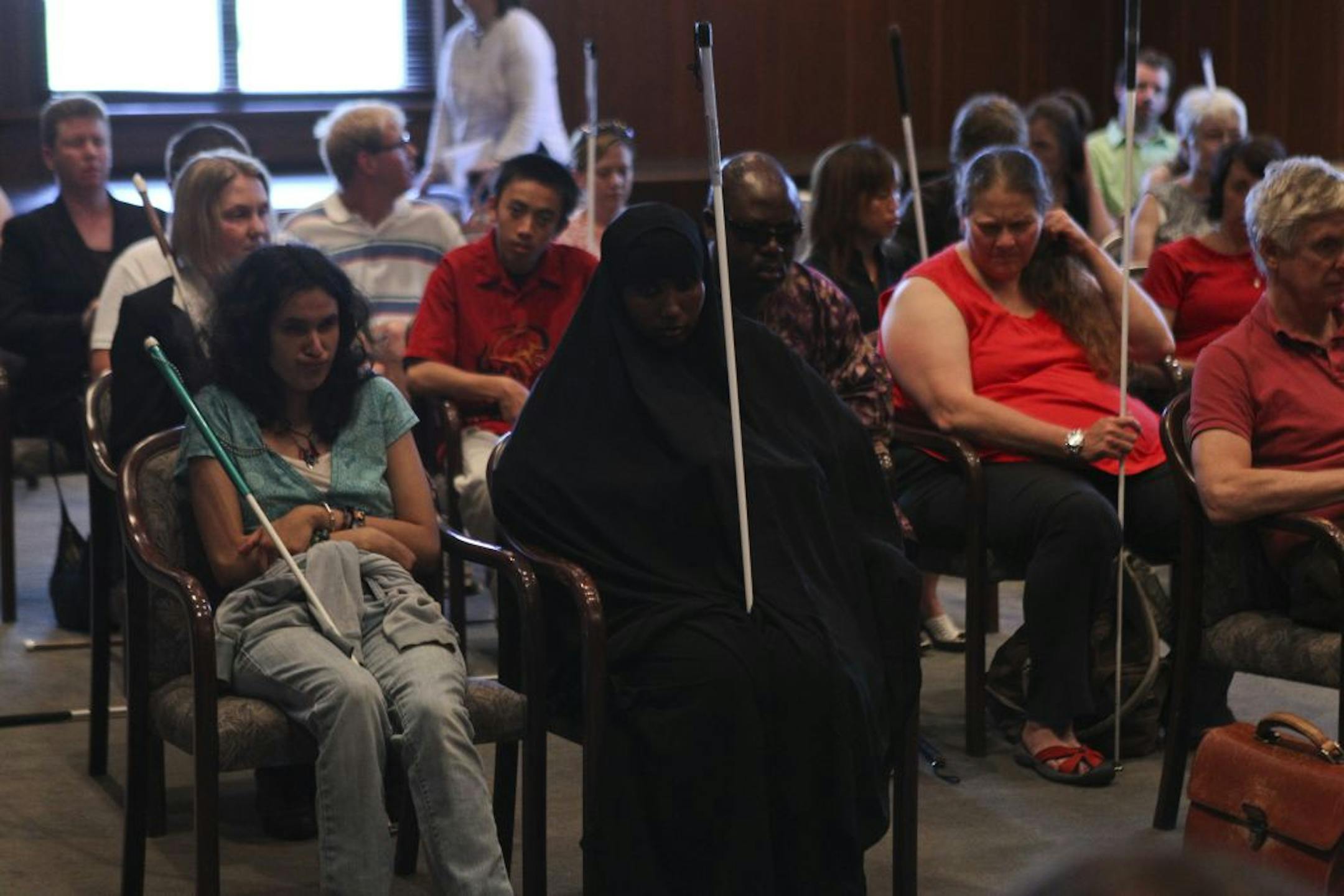 The National Federation of the Blind of Minnesota was represented at the hearing for temporary funding during the State government shutdown.