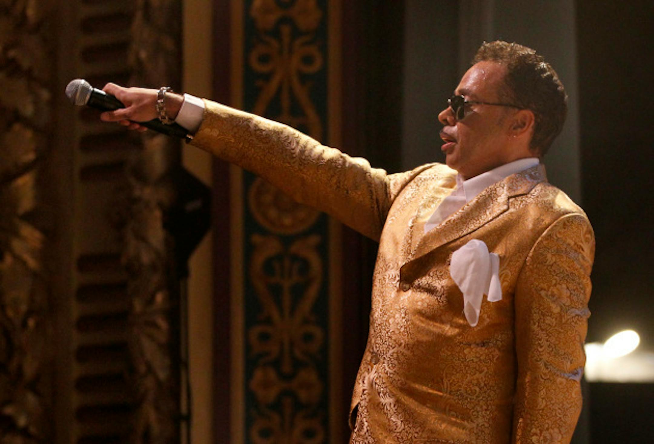 Morris Day at the State Theatre in 2011, when the original Time members reunited as the Original 7ven. / Star Tribune file