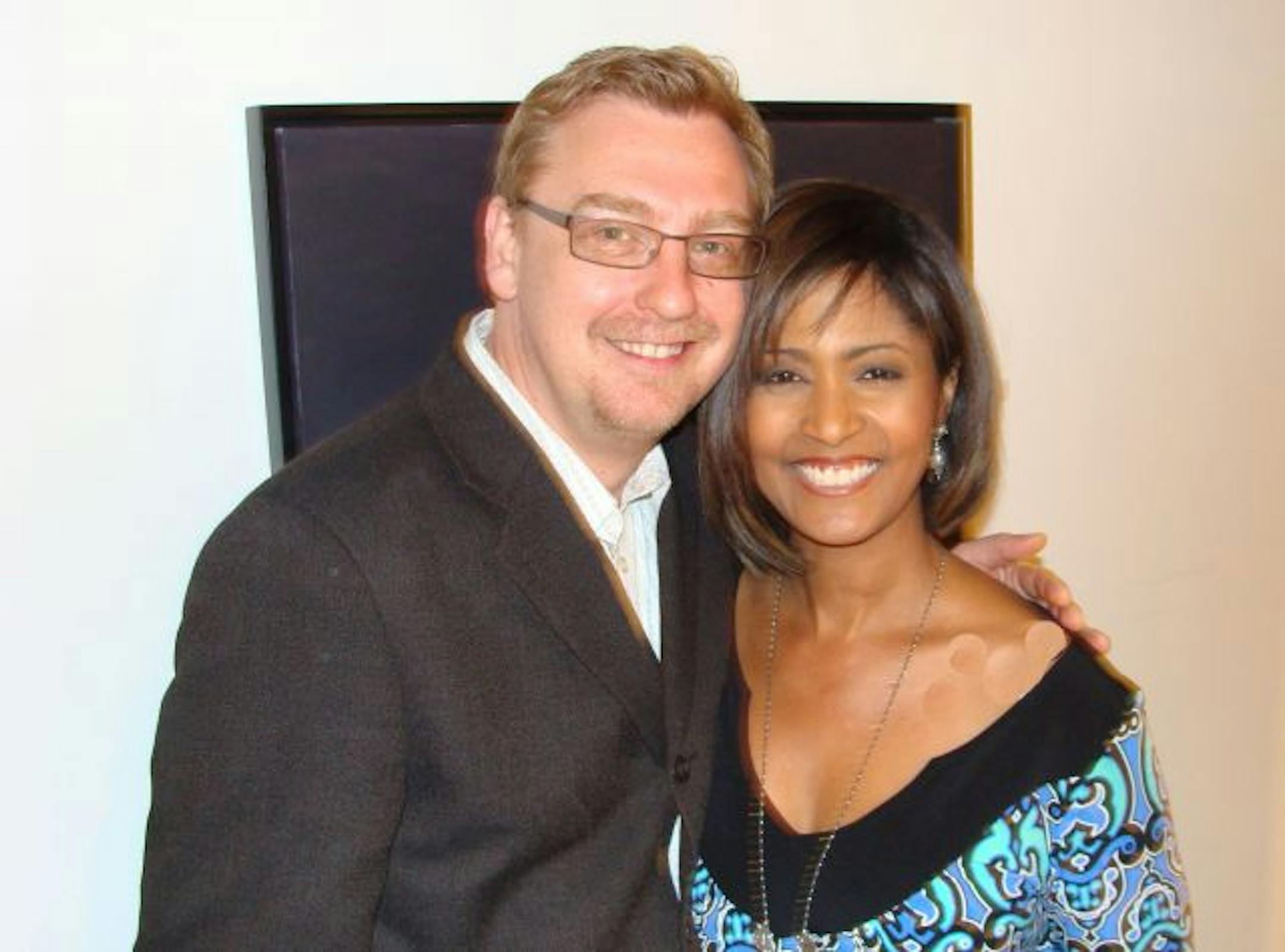 Curator Yuri Arajs and Robyne Robinson