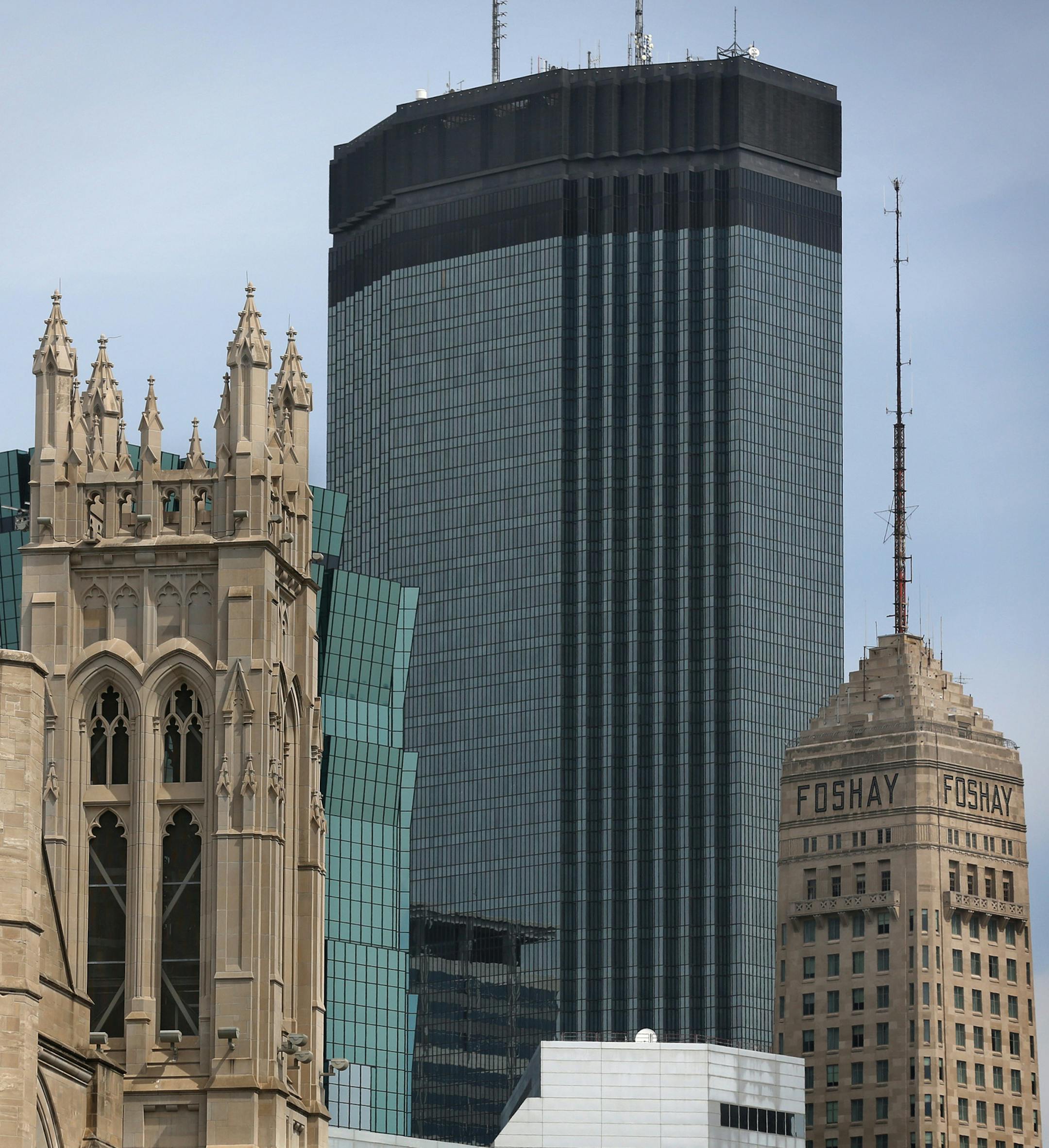 The Central Lutheran Church bell tower is a distinctive landmark in the Minneapolis skyline. ] JIM GEHRZ ï james.gehrz@startribune.com / St. Paul, MN / June 118, 2015 / 9:00 AM ñ BACKGROUND INFORMATION: Church bells are ringing again thanks to Rebecca Jorgenson Sundquist . For 10 years, she's been leading "Cities of Bells," a campaign to raise money to revive broken or neglected church bells. And she vows not to quit until every church in the Twin Cities is ringing. Central Lutheran&#x