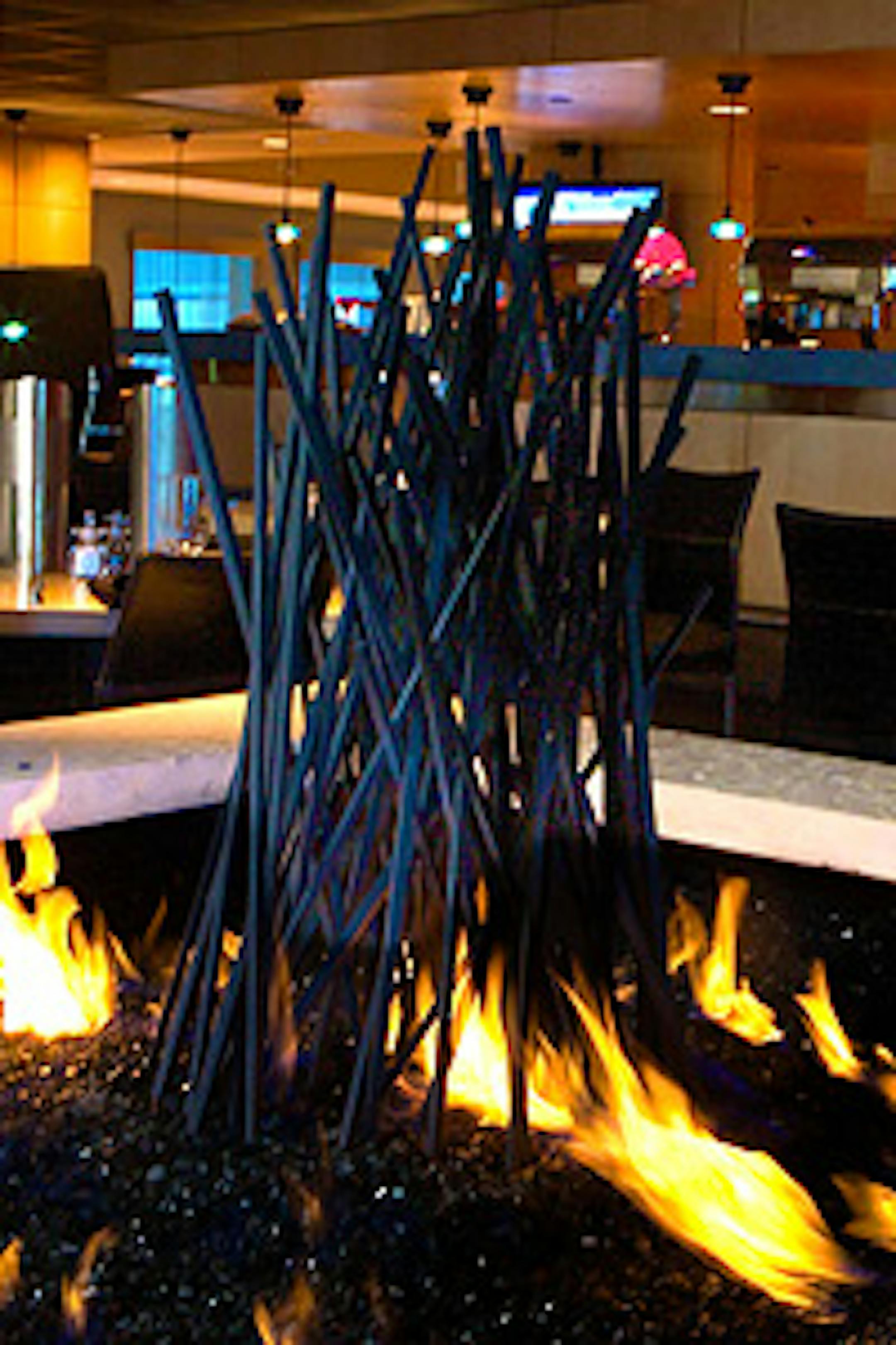 The fire pit at North