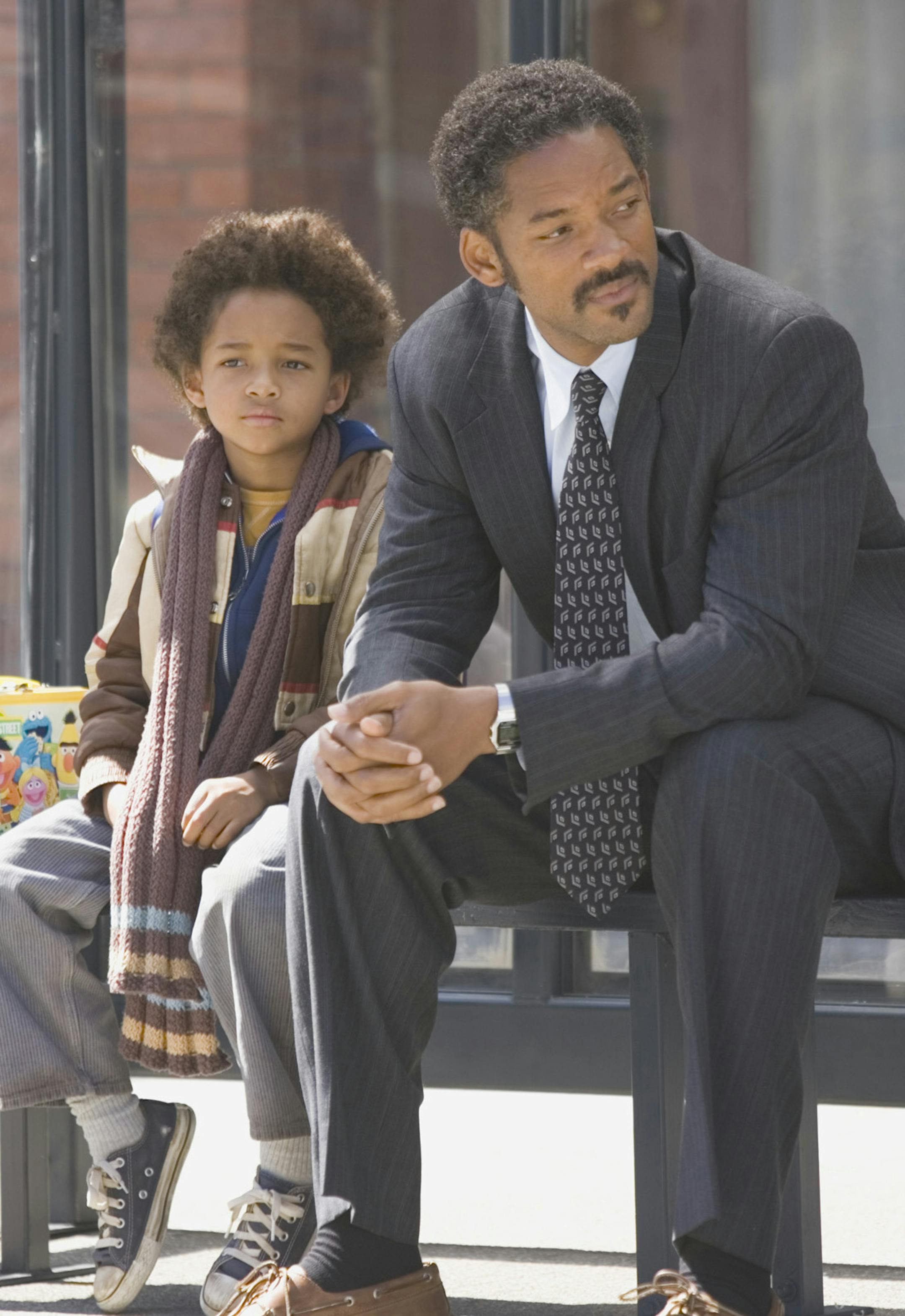 **FILE**In this file photo originally provided by Columbia Pictures, Jaden Christopher Syre Smith, left, and his father, Will Smith, star in " The Pursuit of Happyness." The film debuted as the No. 1 movie at the box office this weekend, with an estimated $27 million. (AP Photo/Columbia Pictures,Zade Rosenthal) ORG XMIT: NYET189