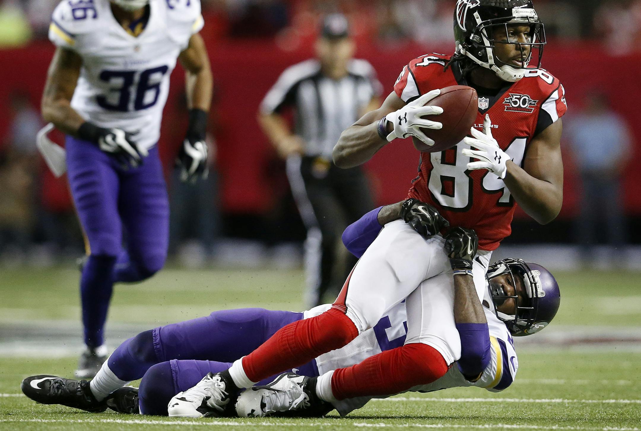 Minnesota Vikings Terence Newman (23). ] CARLOS GONZALEZ ï cgonzalez@startribune.com - November 29, 2015, Atlanta, GA, Georgia Dome, NFL, Minnesota Vikings vs. Atlanta Falcons