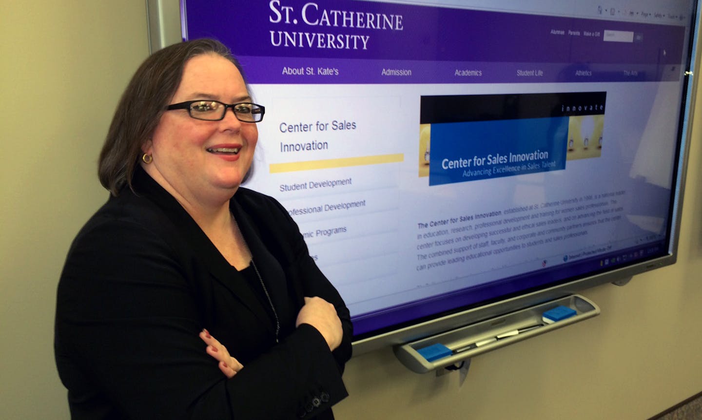 Mary Jacobs, director of the Center for Sales Innovation at St. Catherine University.