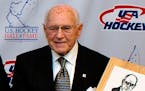 Dr. V. George Nagobads was inducted into the U.S. Hockey Hall of Fame in Buffalo, N.Y. on Thursday, Oct. 21, 2010.