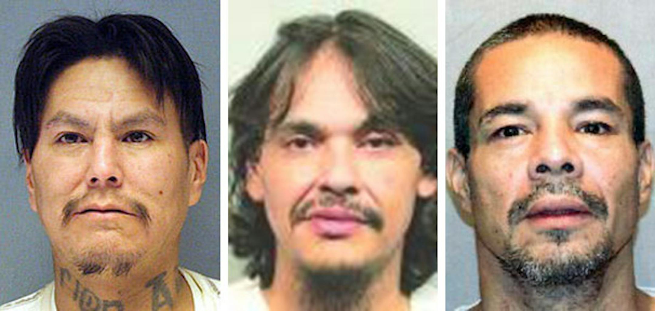 Bartholamy Drift, left, John Isham, center, and Anthony Isham.