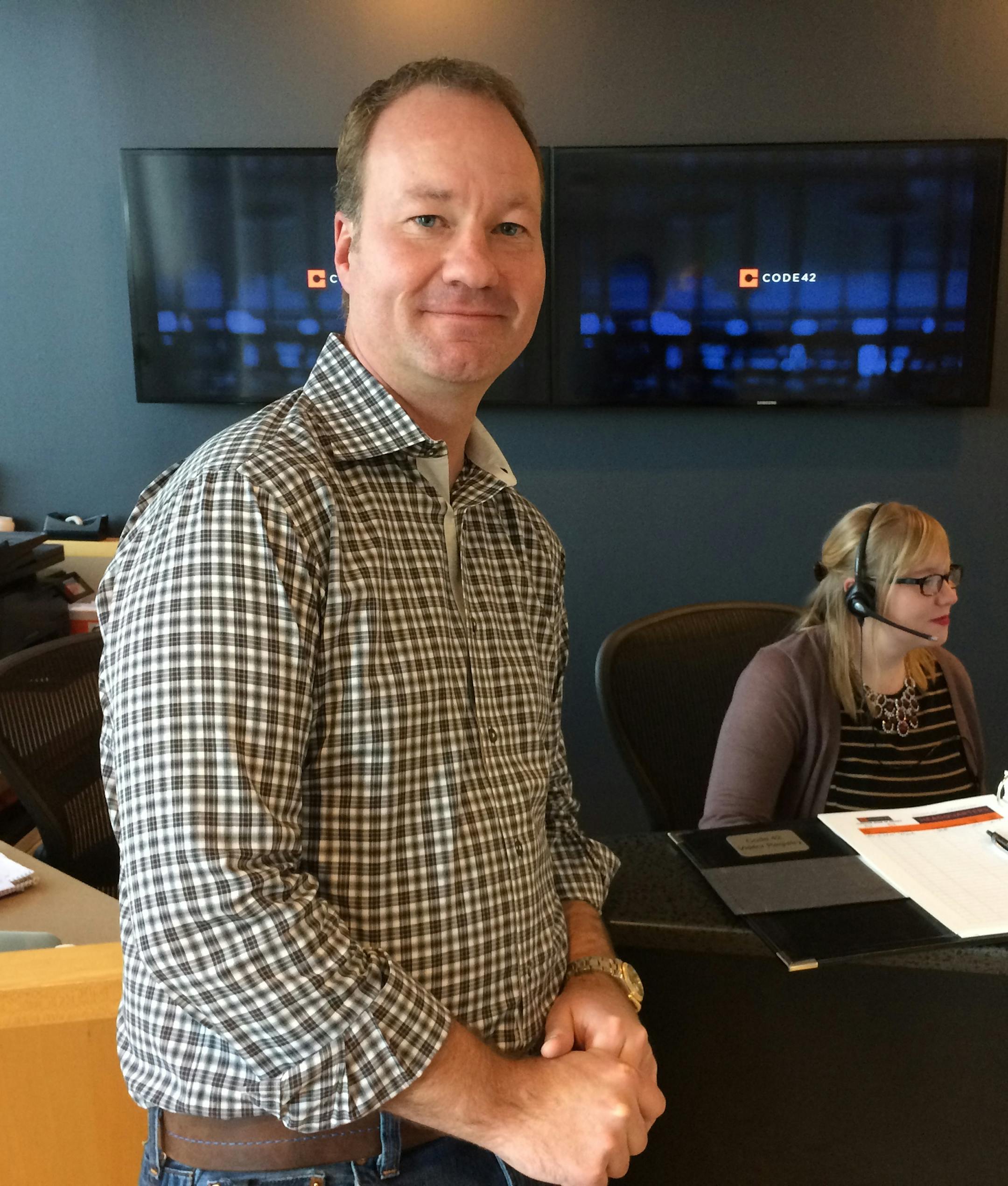 Chief Financial Officer Jason Bristow of Code42. Nstanthony@startribune.com