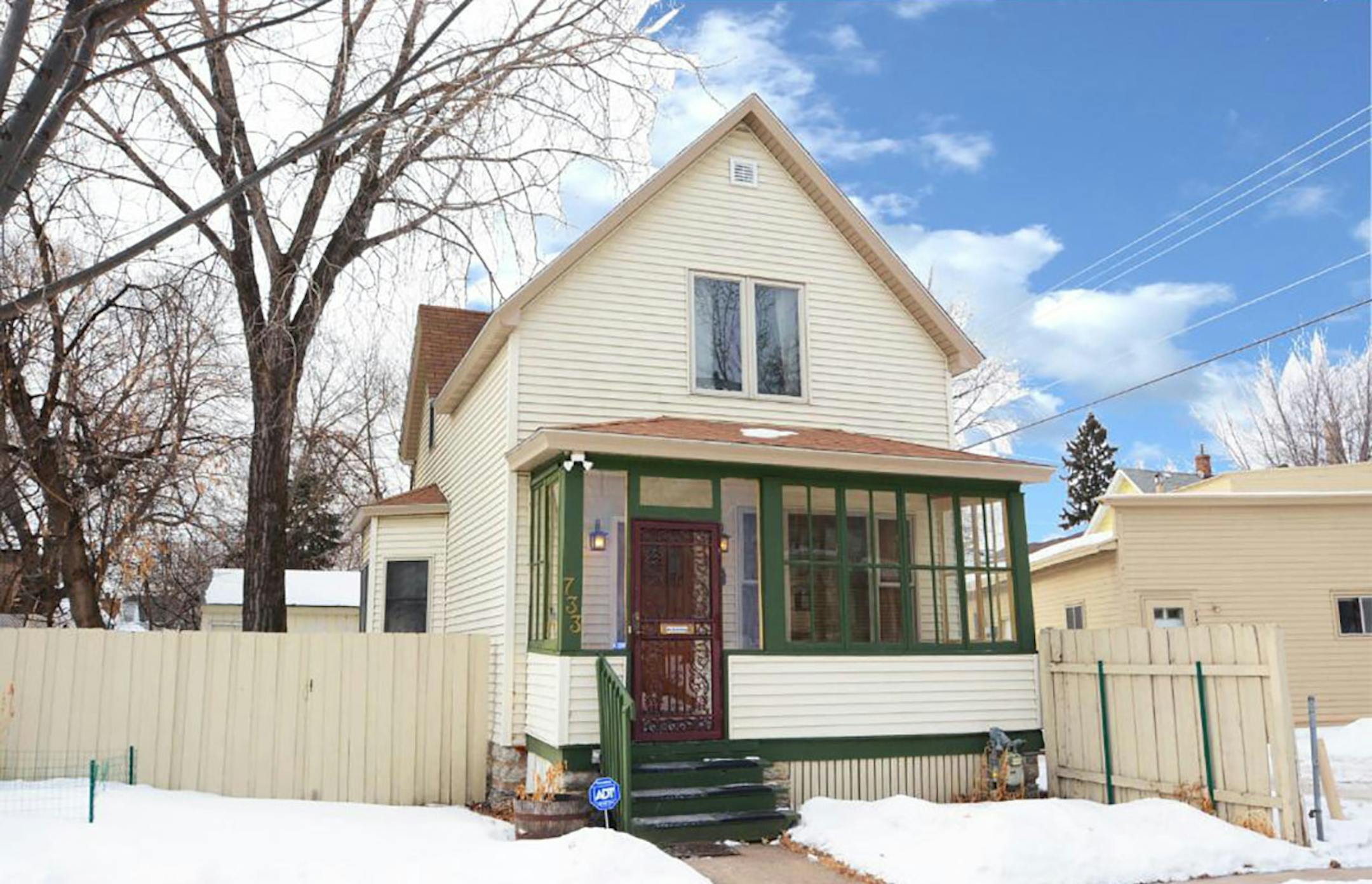 St. Paul
Built in 1884, this two-bedroom, two-bath house located in the Hamline-University neighborhood has 1,538 square feet and features two bedrooms on the upper level, hardwood floors, formal dining room, full basement, porch, fenced yard and a one-car detached garage. Listed by Sophia Thu Pham, Re/Max Results, 612-770-0561.