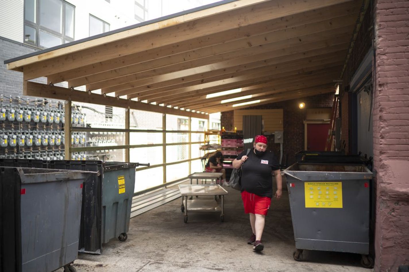 The Nicollet Diner had a shed constructed behind the restaurant to quickly be able to accommodate outdoor dining when it begins on June 1.