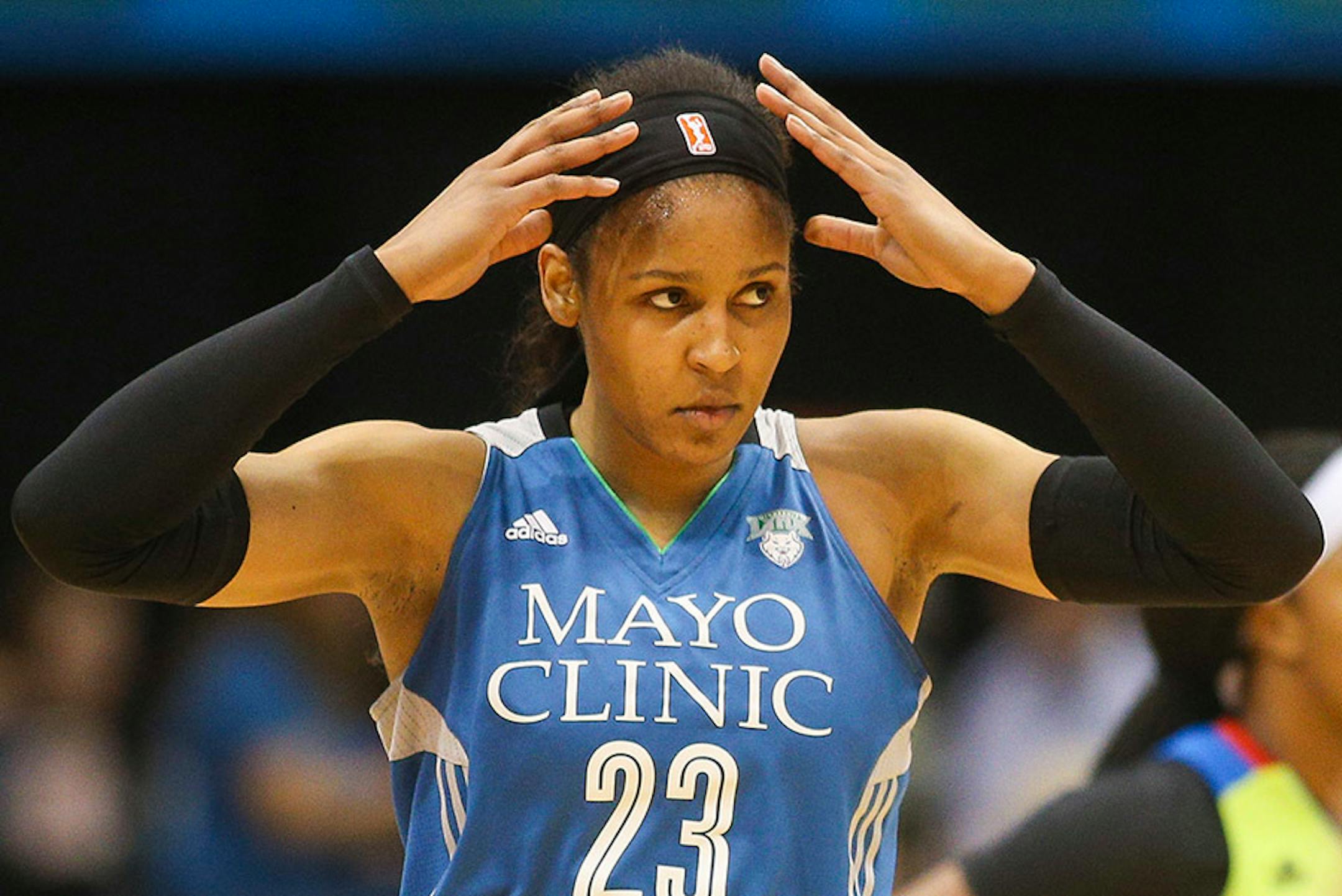 Minnesota Lynx forward Maya Moore (23) won the ESPY for Best WNBA Player.