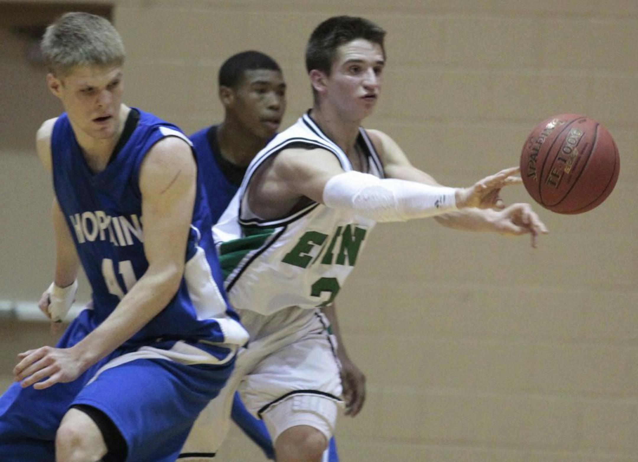 Edina guard Graham Woodward is one of two Division 1 recruits playing for the Hornets this season. The other is forward Reggie Lynch. Star Tribune file photo Graham Woodward of Edina passed the ball away from Hopkins defender Nicholas Jorgensen during class 4-A section final basketball action between Hopkins and Edina High School Tuesday March 13, 2012 in Osseo, MN. Hopkins beat Edina 69-55