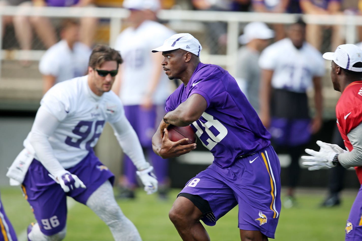 Most running backs go downhill after turning 30, but the Vikings' Adrian Peterson isn't like most running backs.