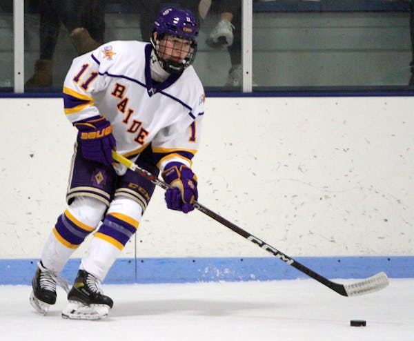 Cretin-Derham Hall’s Chuck Owens produced two goals and an assist Thursday, when the Raiders defeated Stillwater 7-5. Both teams were ranked in the 