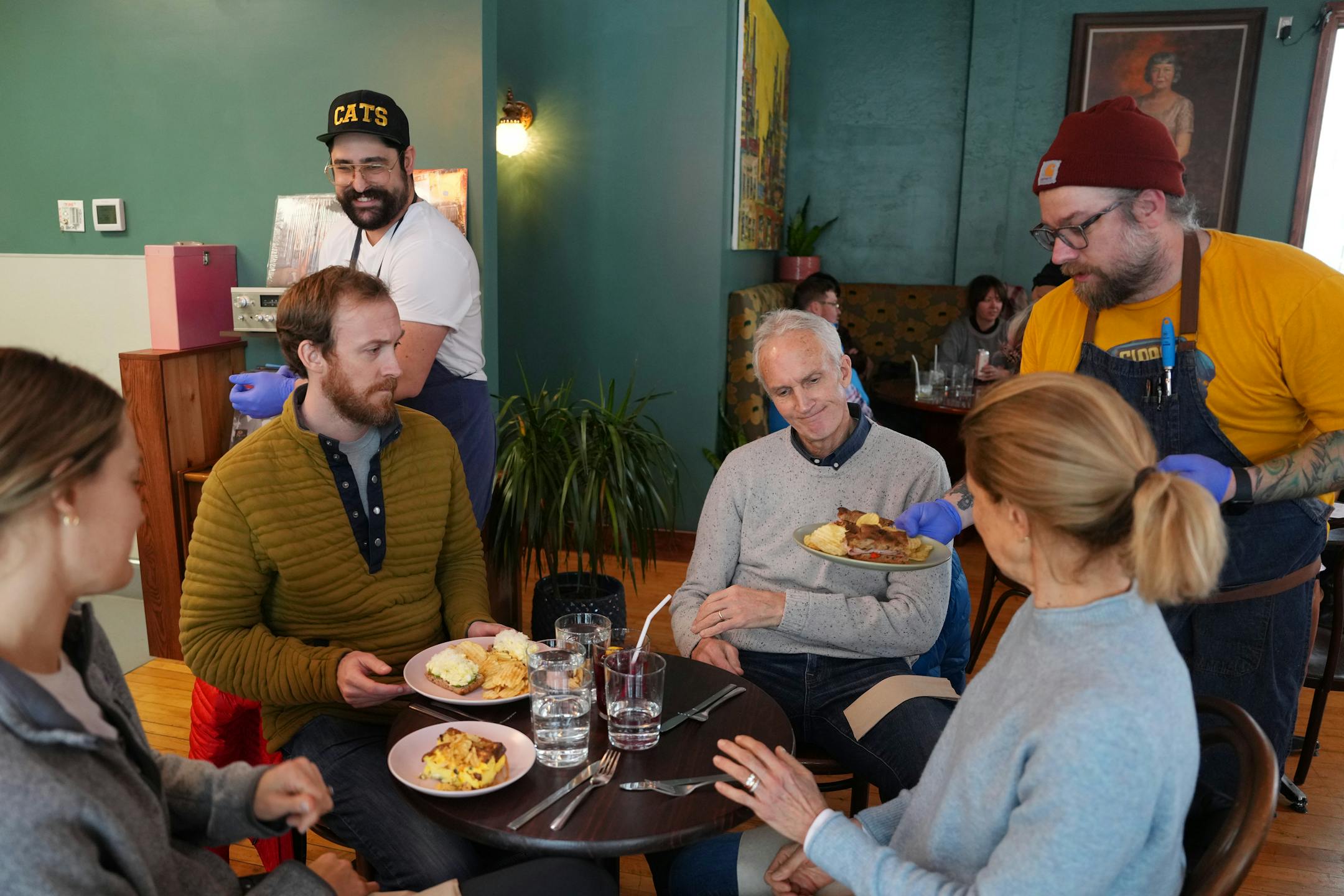 Lunch is served at The Briar in northeast Minneapolis.