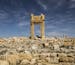 A lone arch remains where the Temple of Bel stood before it was destroyed by Islamic State fighters in Palmyra, Syria, April 2, 2016. Though some had 