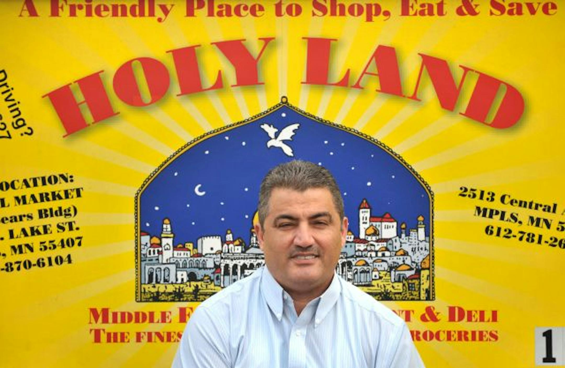 Holy Land owner Majdi Wadi in Minneapolis.