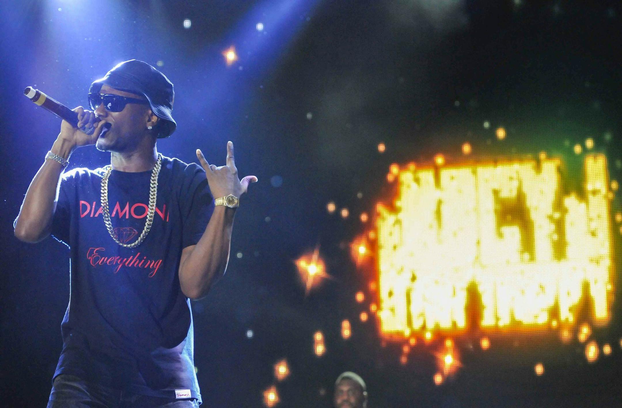 Juicy J performs in February at the Soulfrito Music Festival at Sun Life Stadium in Miami.