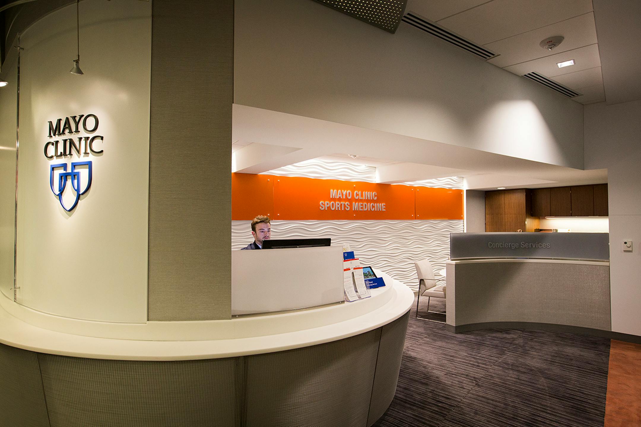 The entrance to Mayo Clinic Sports Medicine at Mayo Clinic Square in downtown Minneapolis on Wednesday, June 17, 2015.