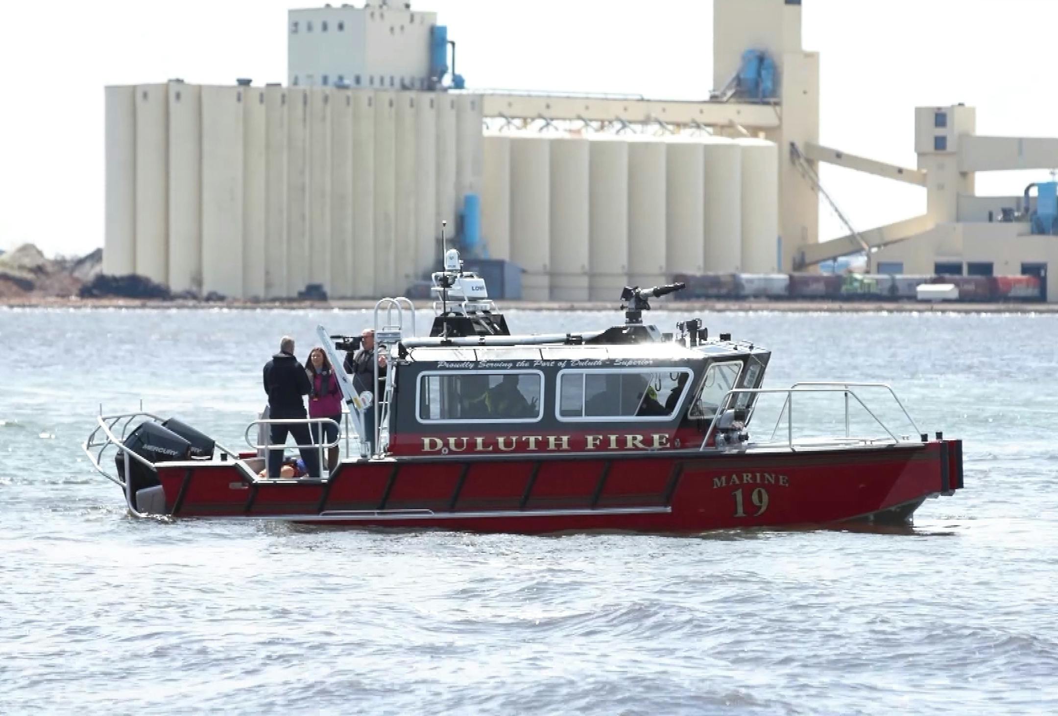 Marine 19, Duluth Fire Department's new vessel