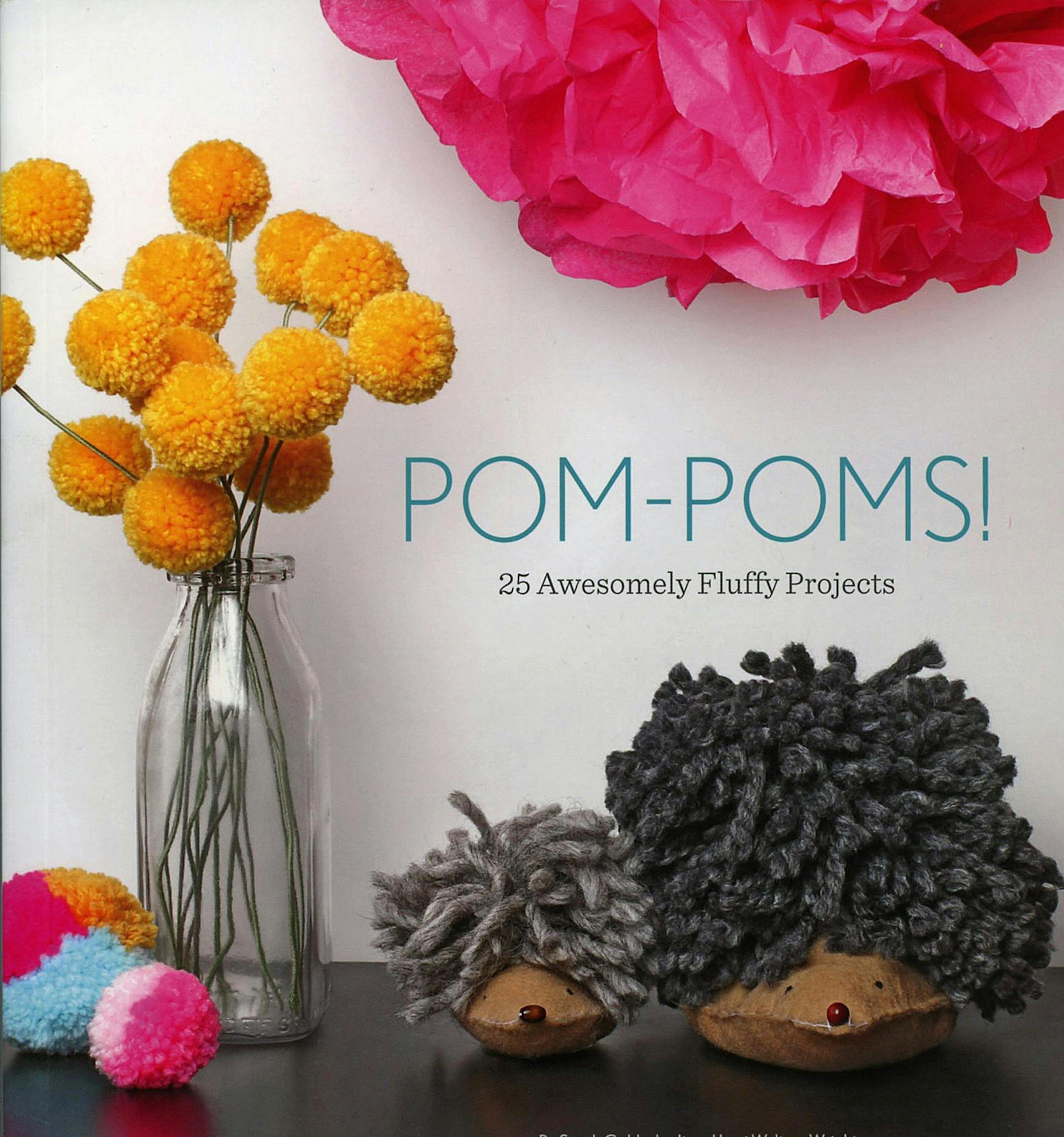In "Pom-Poms! 25 Awesomely Fluffy Projects," by Sarah Goldschadt and Lexi Walters Wright, the little poufs are a staple of children's crafts, but they can add charm to grown-up projects, too. (MCT)