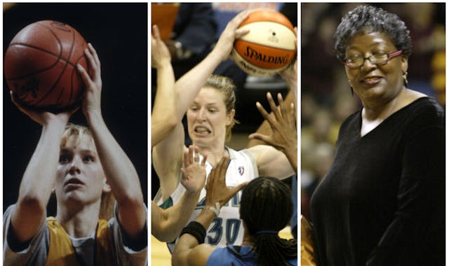 Three new additions of the Minnesota Sports Hall of Fame helped raise women’s basketball in their eras with their contributions (from left): Carol A