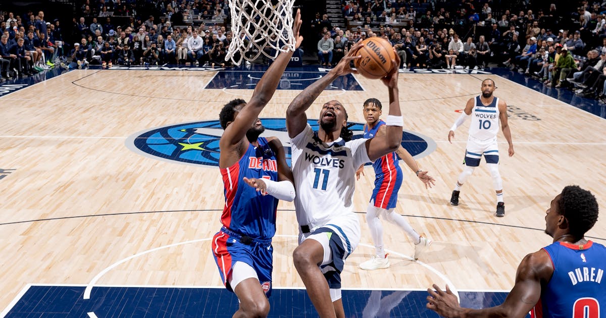 Timberwolves overcome Anthony Edwards’ off night to defeat NBA-worst Pistons 106-91