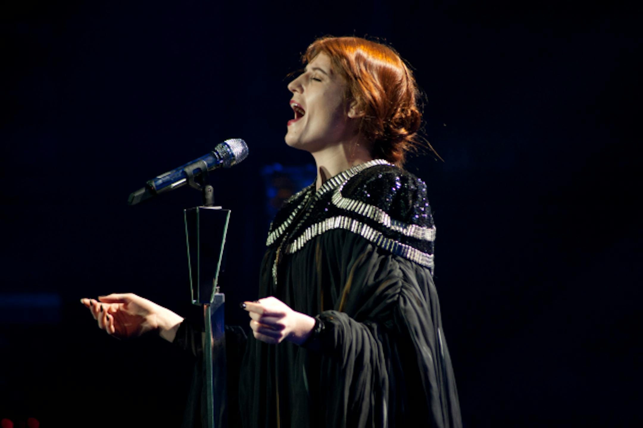 Florence Welch last played in town with her Machine at the State Theatre in 2012. / Leslie Plesser, Star Tribune