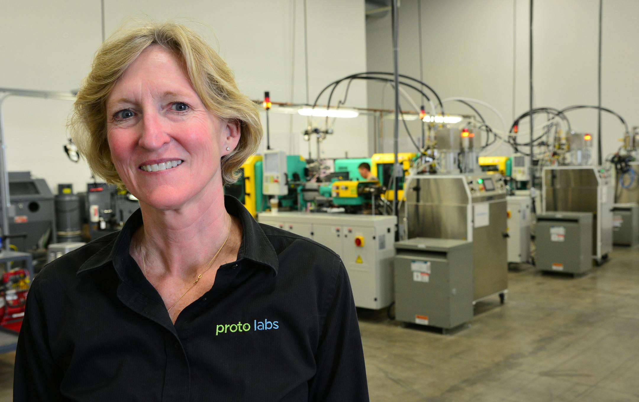 Proto Labs CEO Vicki Holt is betting a new partnership with HP will expand the company's contract manufacturing business. (RICHARD SENNOTT/Star Tribune file photo)