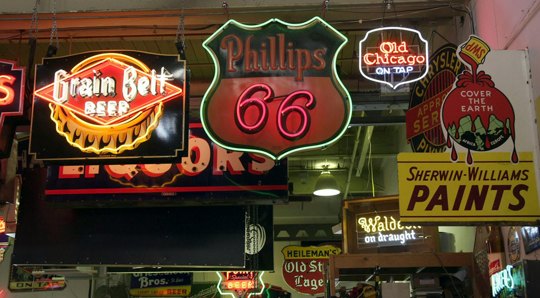 Signs by Matt Thompson, of Skyline Neon