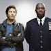 Andy Samberg, left, and Andre Braugher of "Brooklyn Nine-Nine."