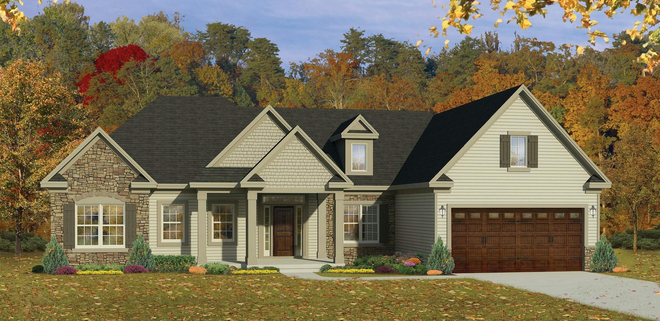 Versatile ranch has abundant family gathering zones and clever storage spaces. For home plan 021416