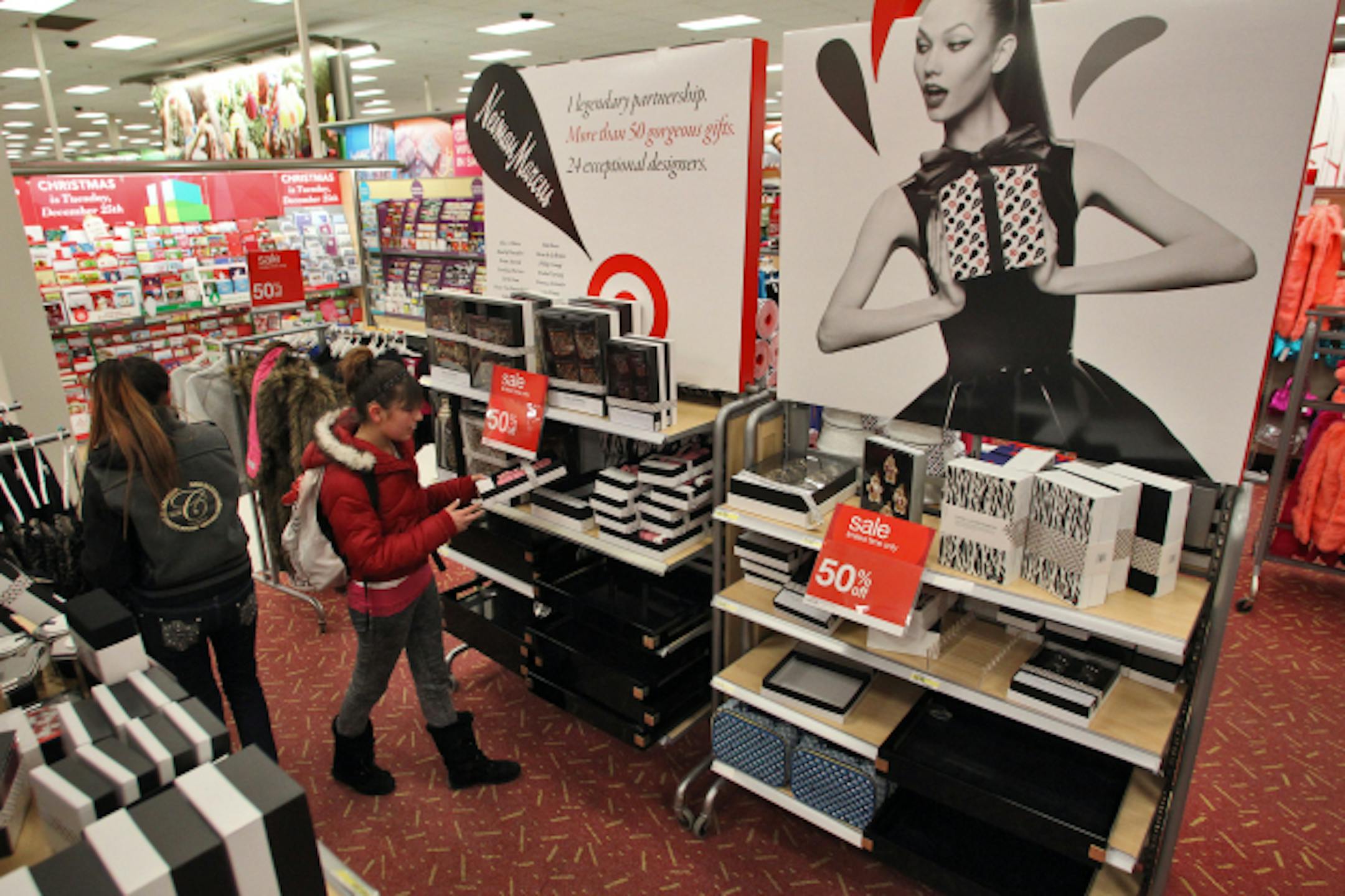 A look at Target's collaboration with Neiman Marcus for niche products sold in a designated area of their retail stores.  The items sold slowly and are now marked down 50%. Photos made at Target Store at Lake Street and Hiawatha Ave in Minneapolis.  (MARLIN LEVISON/STARTRIBUNE(mlevison@startribune.com (cq - )