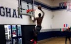 Video: Wolves' Andrew Wiggins nearly completes 720-degree dunk