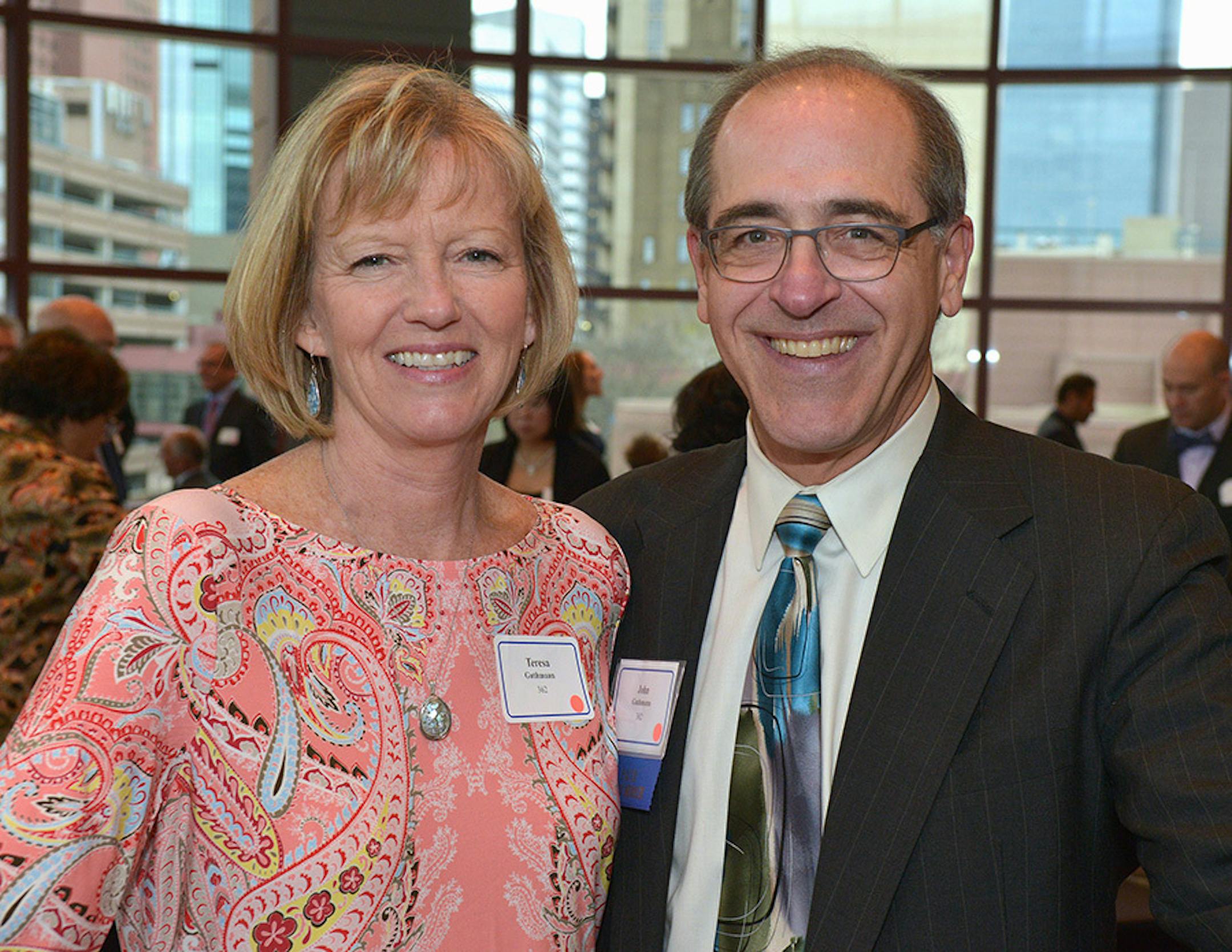 From left, Teresa and John Guthmann.