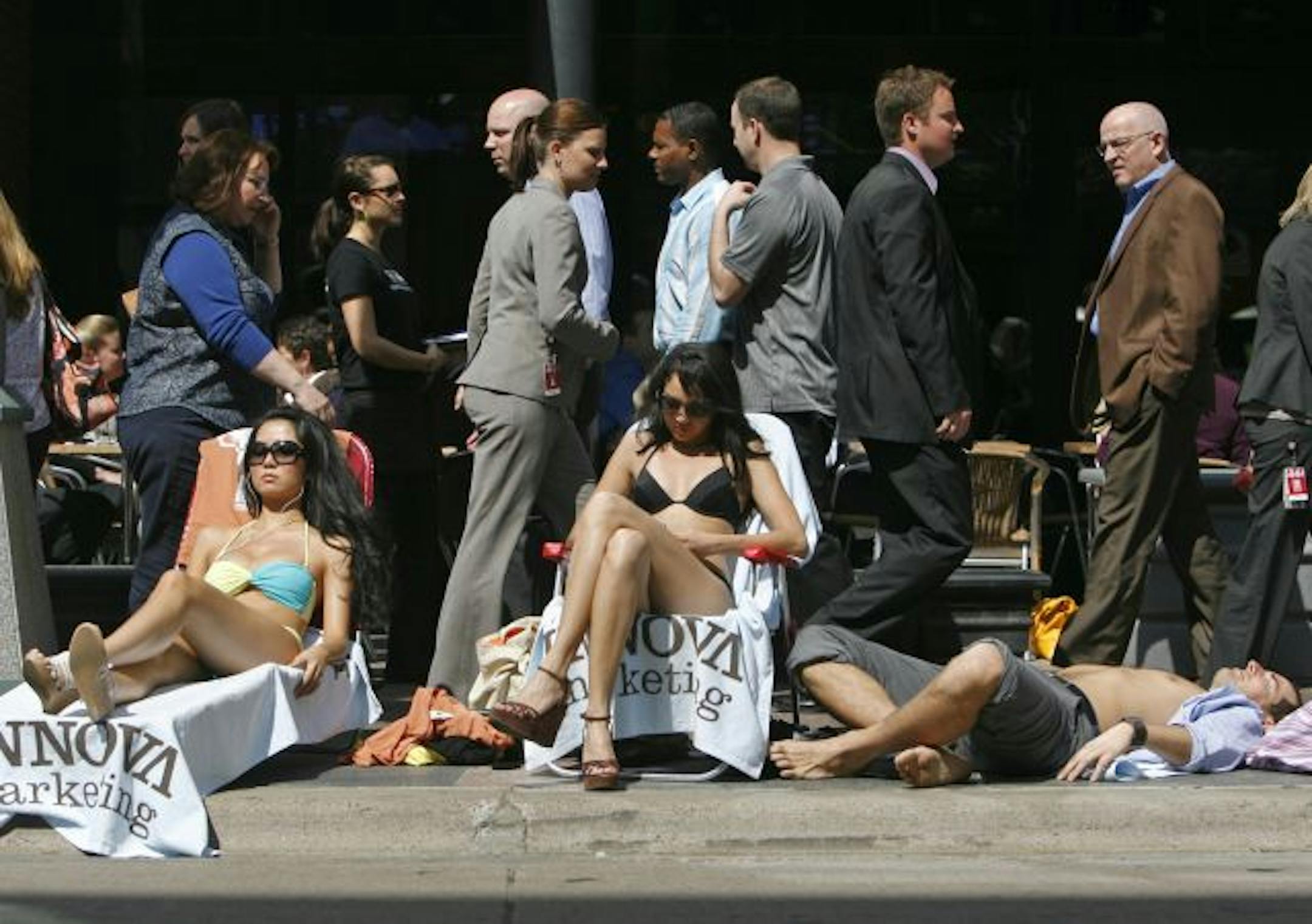 April in Minneapolis? Believe it, but also perhaps wonder why it it could be so nice so early.