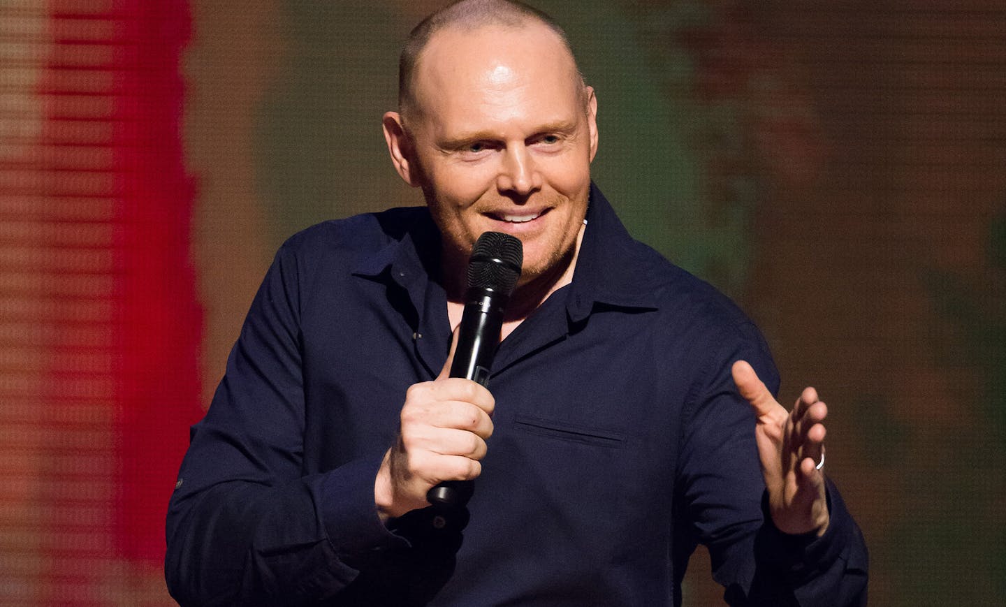 Bill Burr appears onstage at Comedy Central's "Night of Too Many Stars: America Comes Together for Autism Programs" at the Beacon Theatre on Saturday, Feb. 28, 2015 in New York. (Photo by Charles Sykes/Invision/AP) ORG XMIT: INVW