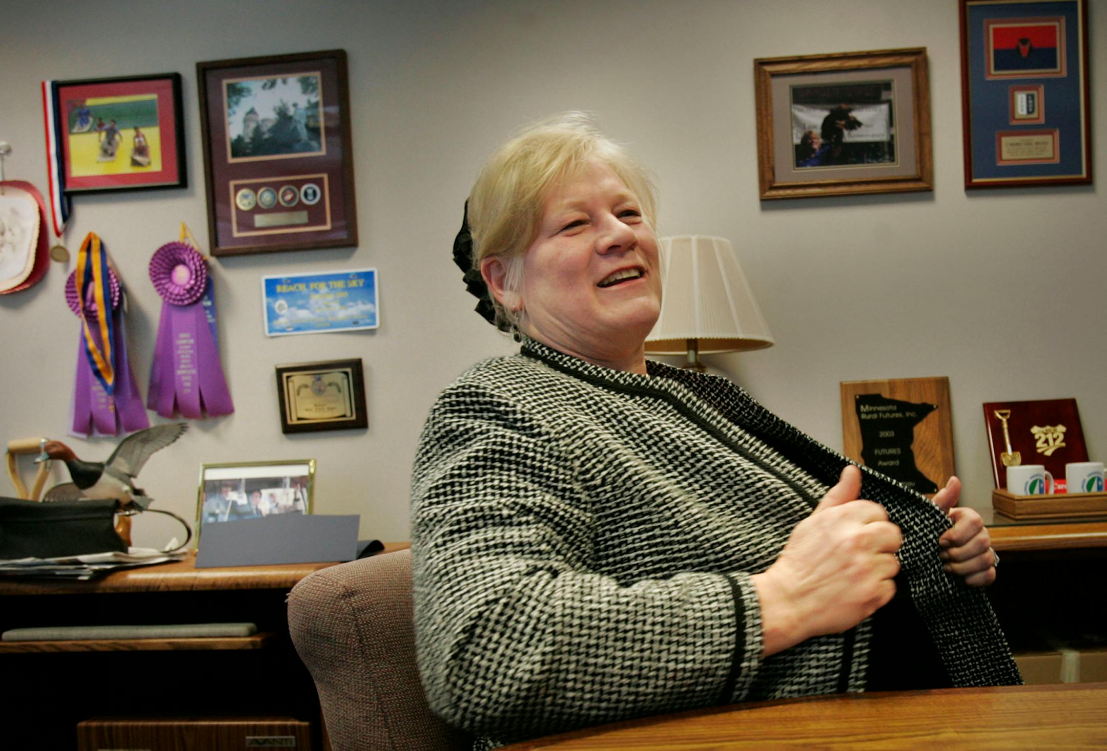 MnDOT Commissioner Carol Molnau said she she's been criticized because "someone is always held responsible by someone." She said she's confident that investigators aren't finding evidence that the Interstate 35W bridge fell because of maintenance shortcomings.