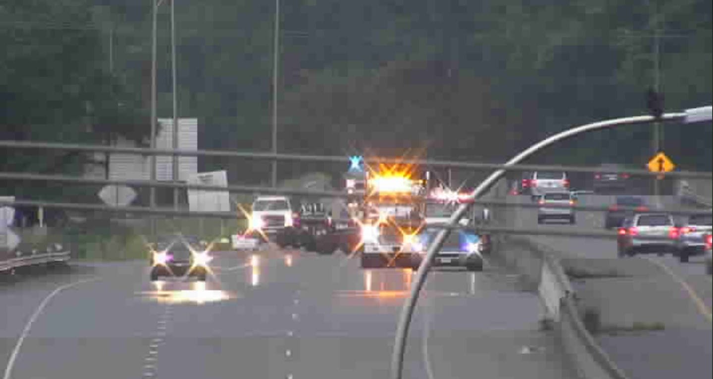 A fuel spill overnight has a short portion of northbound Hwy. 169 closed in St. Louis Park.