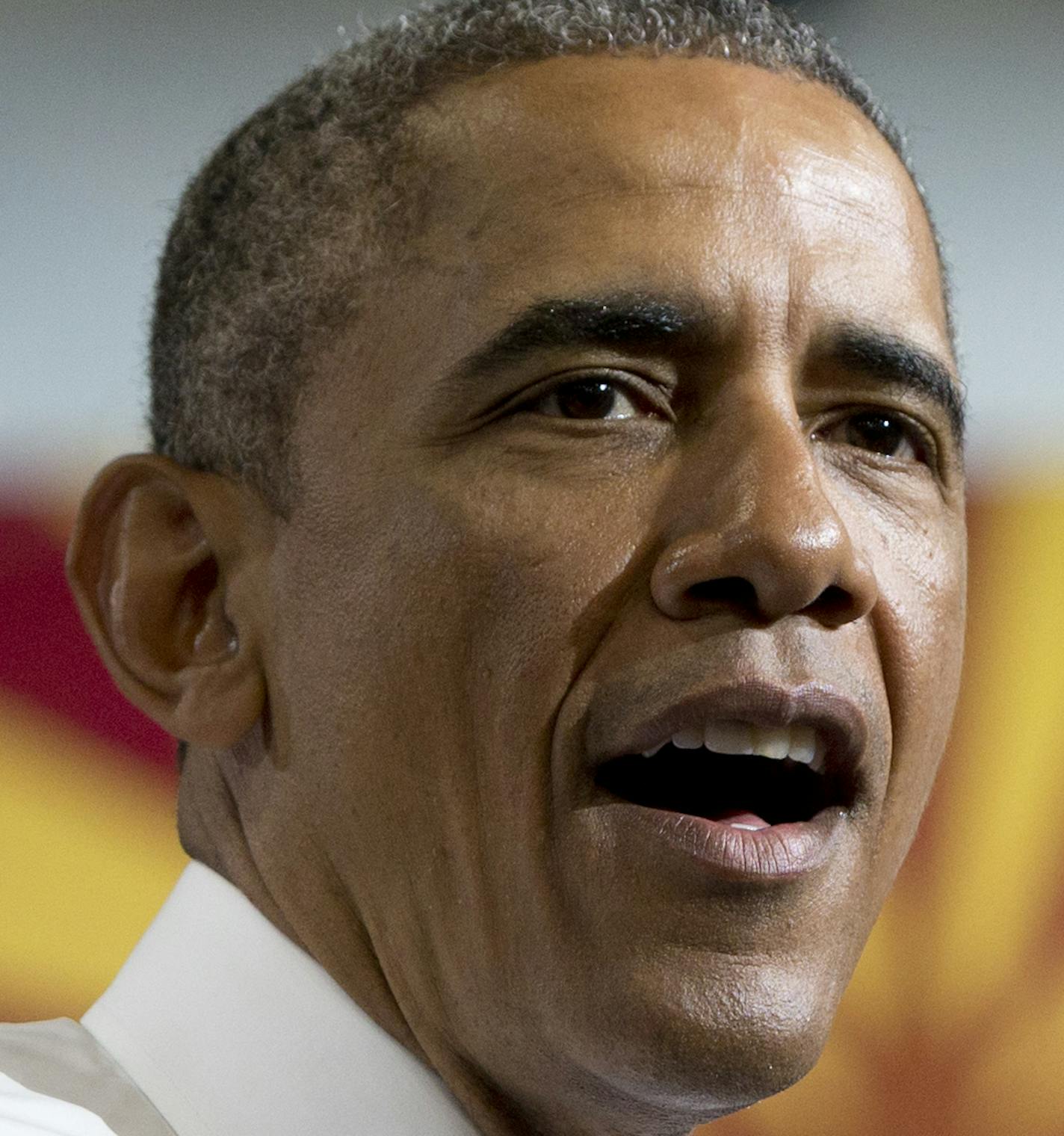 President Barack Obama speaks at Central High School, Thursday, Jan. 8, 2015, in Phoenix, about the recovering housing sector. (AP Photo/Carolyn Kaster)