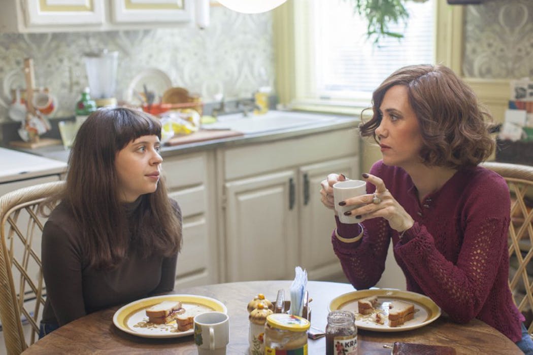 Kristen Wiig, right, and Bel Powley in 'The Diary of a Teenage Girl.'