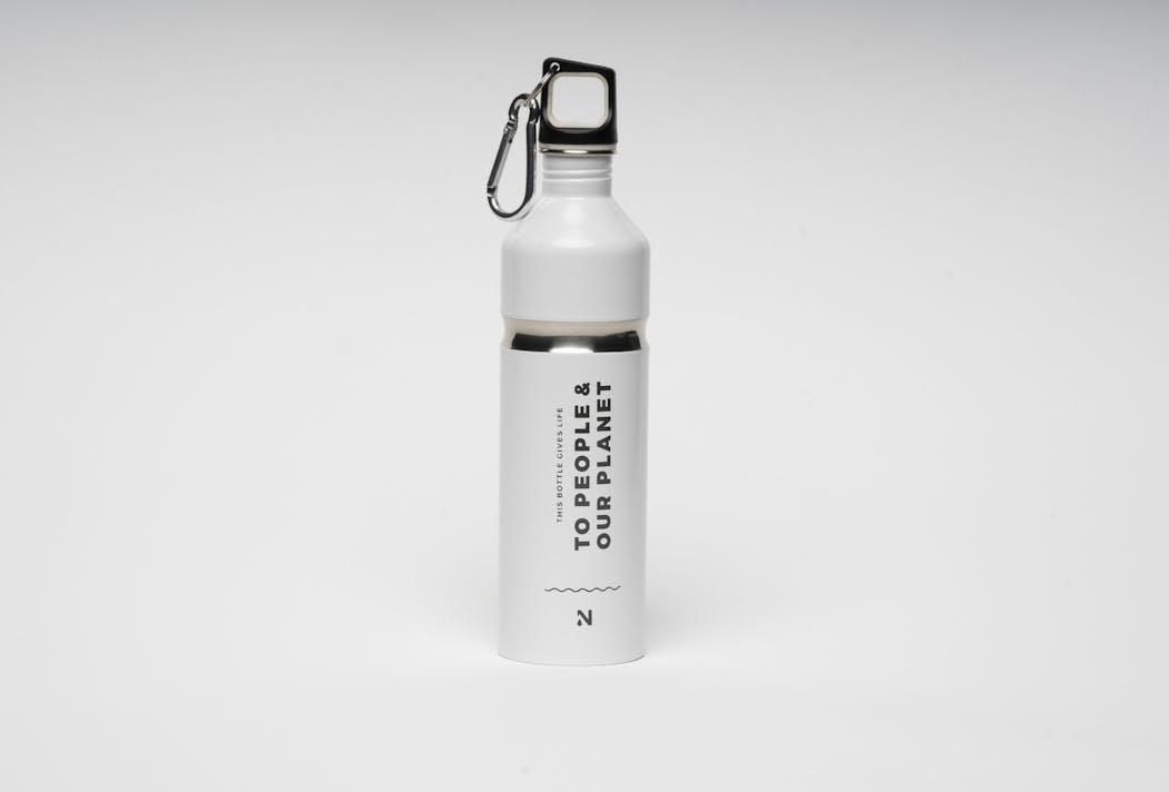 Water bottle from Northern Glasses.