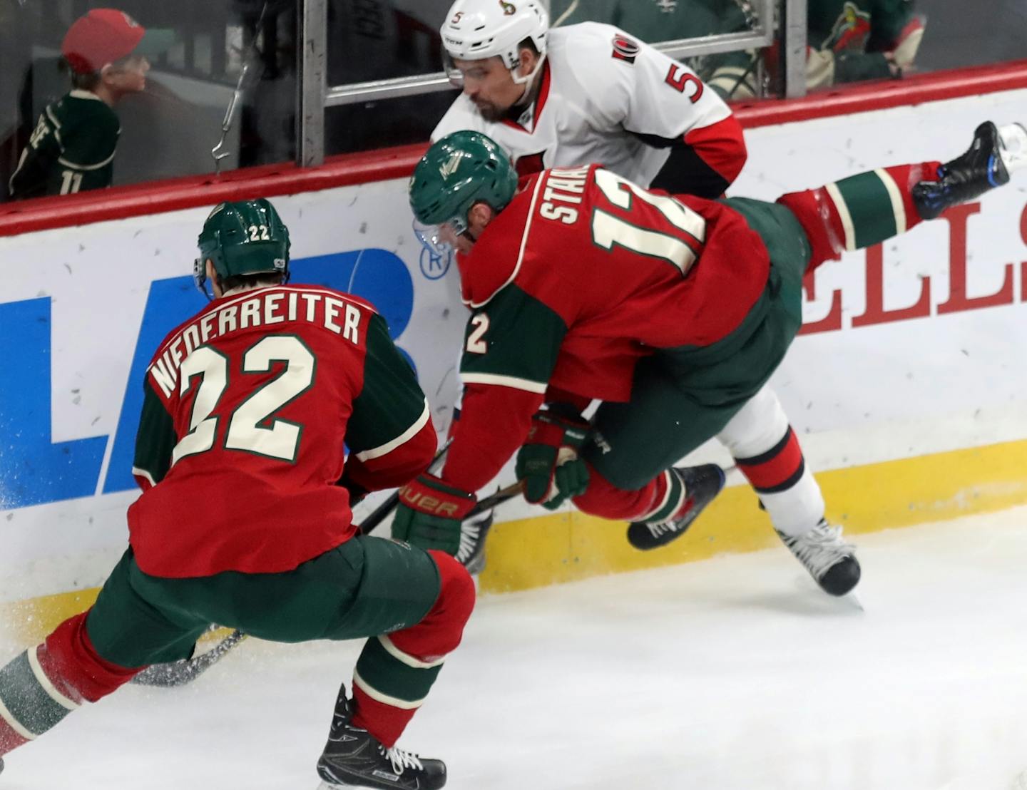 Eric Staal and Nino Niederreiter (22) are two of the players the Wild needs to make decisions about protecing as the NHL expansions draft to fill the new Las Vegas franchise nears.