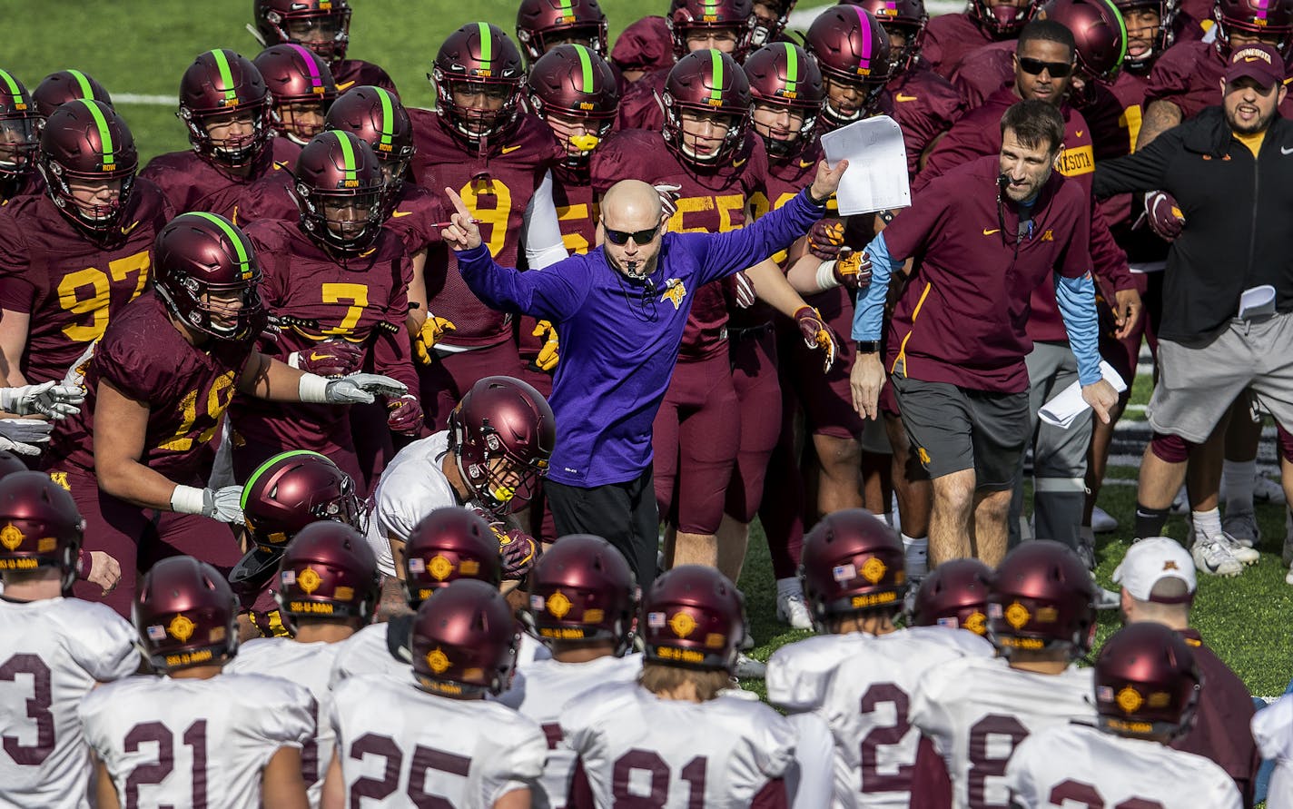 Gophers coach P.J. Fleck