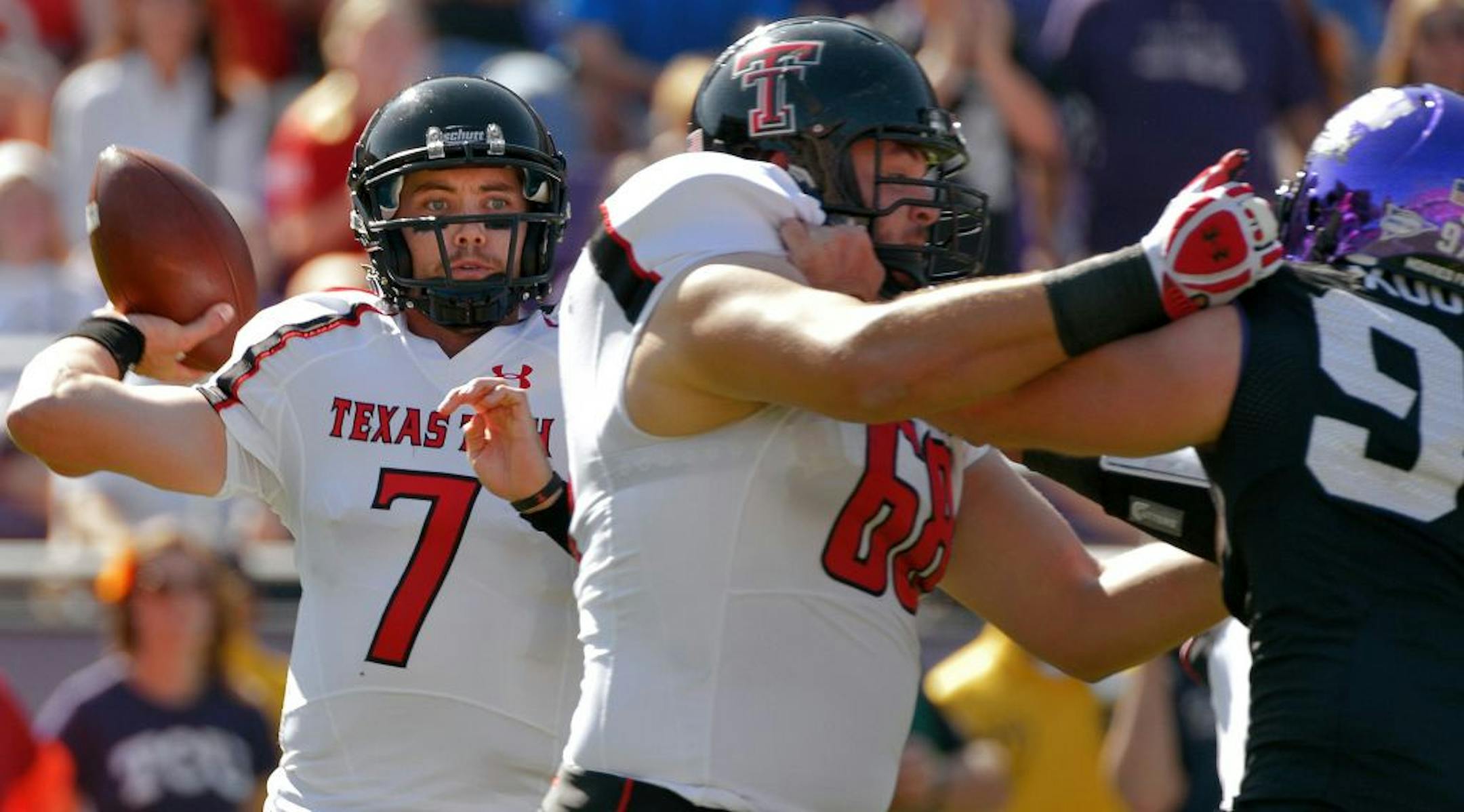 Texas Tech's passing game, ranked No. 2 in the country this year, has been impressive for years. The Red Raiders' fast-paced offense presents a host of problems no matter if quarterback Seth Doege (7), above, is in charge or someone else is running the show.